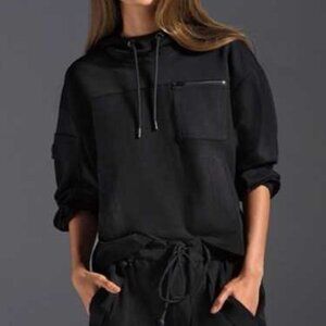 Cabi Black Quantum Hoodie Hooded Pullover Sweatshirt Women's M